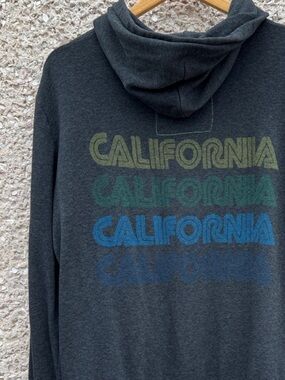 Aviator Nation Rare California Zip Front Hoodie